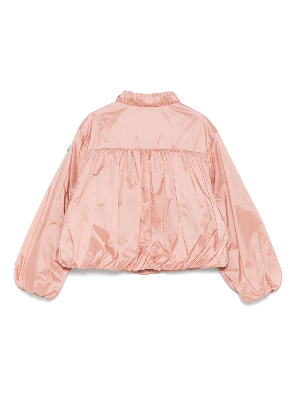 Giubbotto rosa salmone per bambina 9541A00102597YF 51V Moncler Kids 