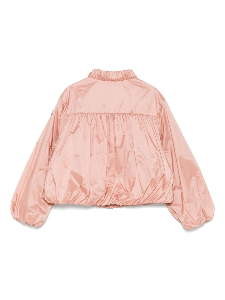 Giubbotto rosa salmone per bambina 9541A00102597YF 51V Moncler Kids 