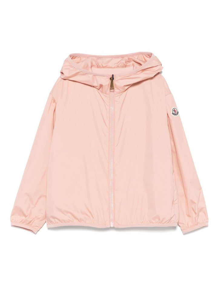 Giubbotto rosa chiaro per bambina 9541A0012354AQE 51V Moncler Kids 