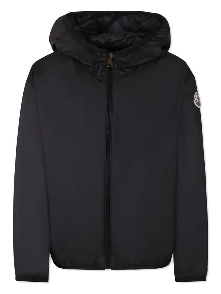 Giubbotto nero per bambino 9541A0012354AQE 999 Moncler Kids 