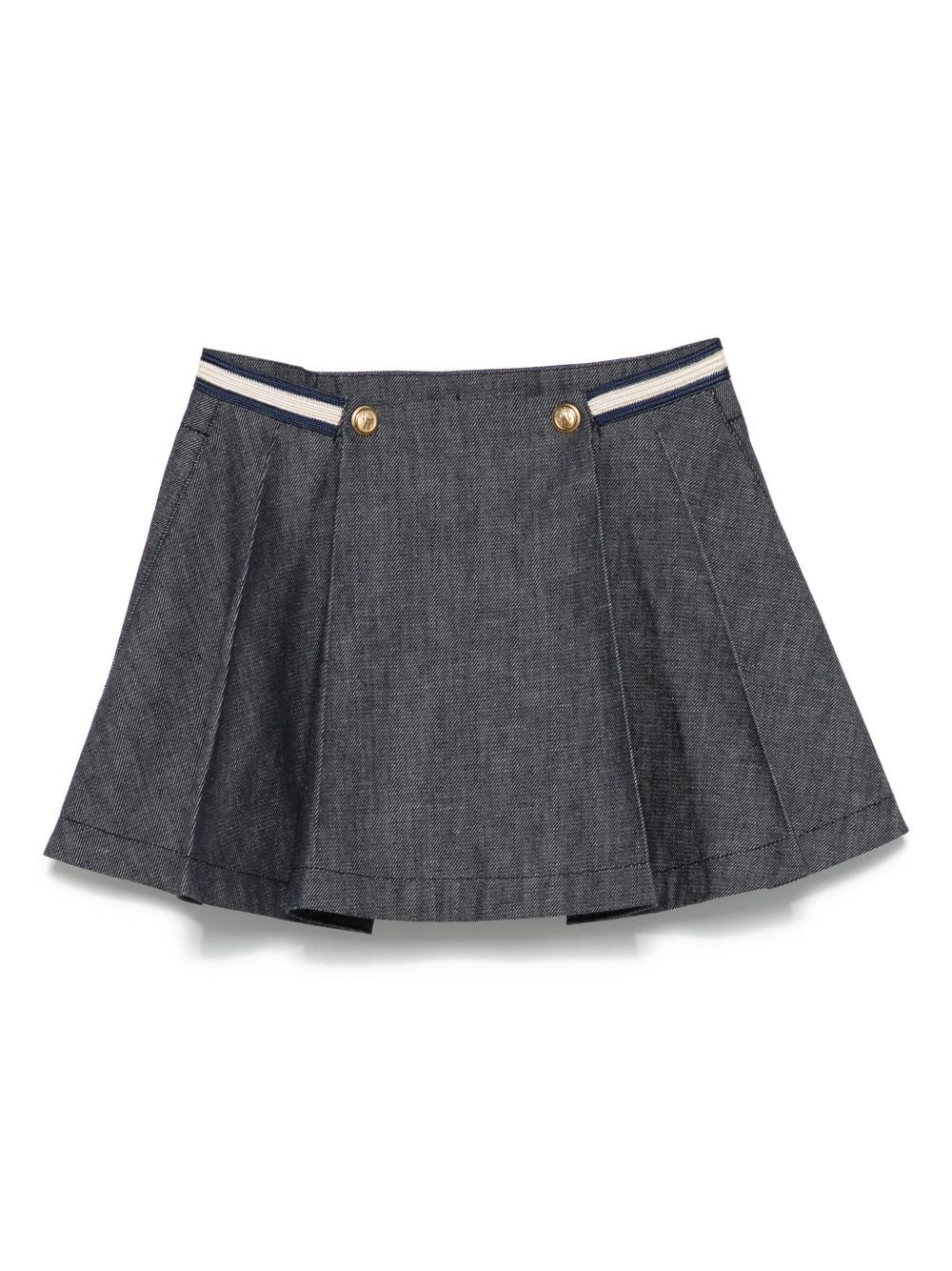 Gonna blu indaco per bambina 9542D00001598DA 77A Moncler Kids 