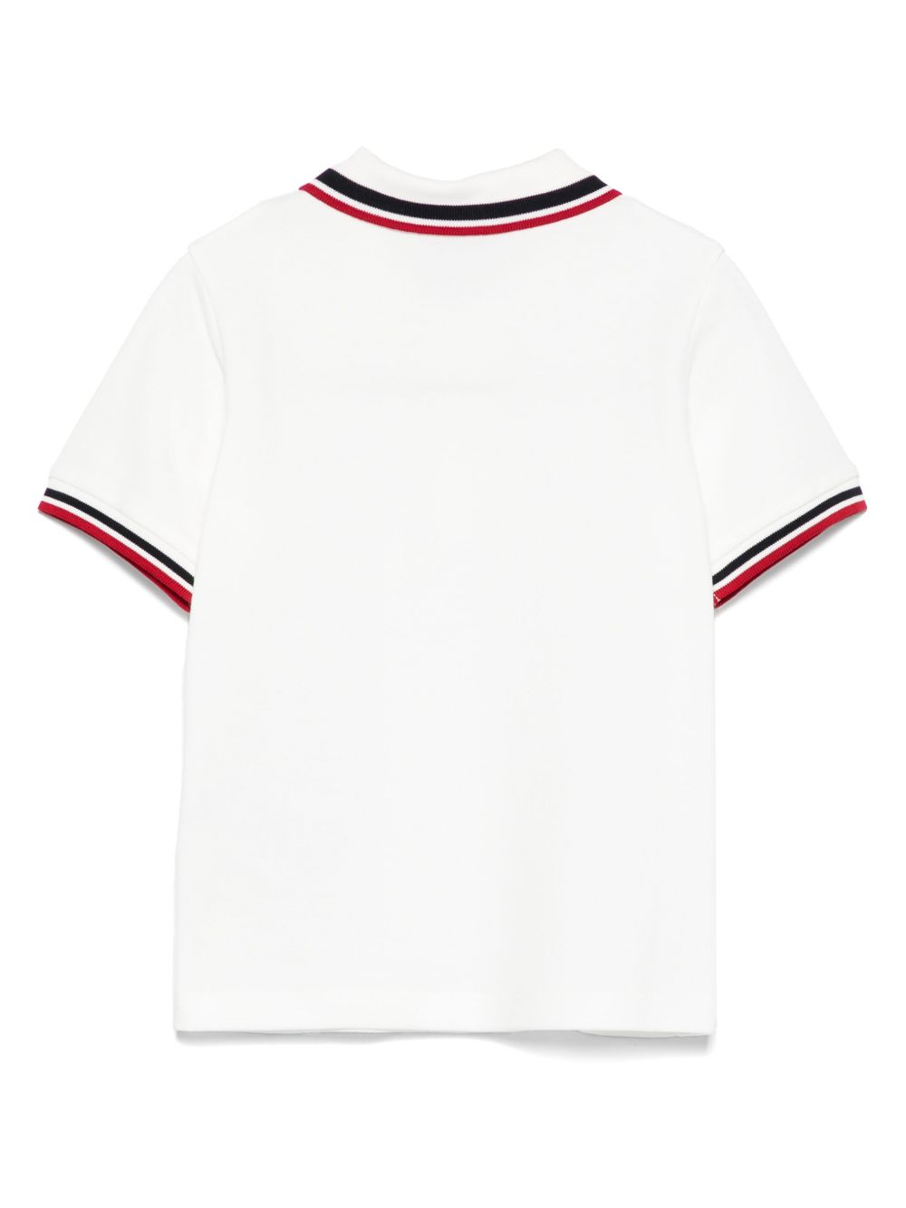 Polo bianca per bambino 9548A0001289ALK 034 Moncler Kids 