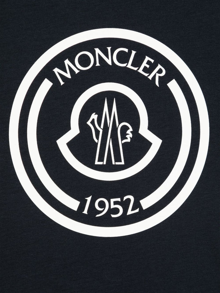 T-shirt blu navy per bambino 9548C0000789AFV 778 Moncler Kids 