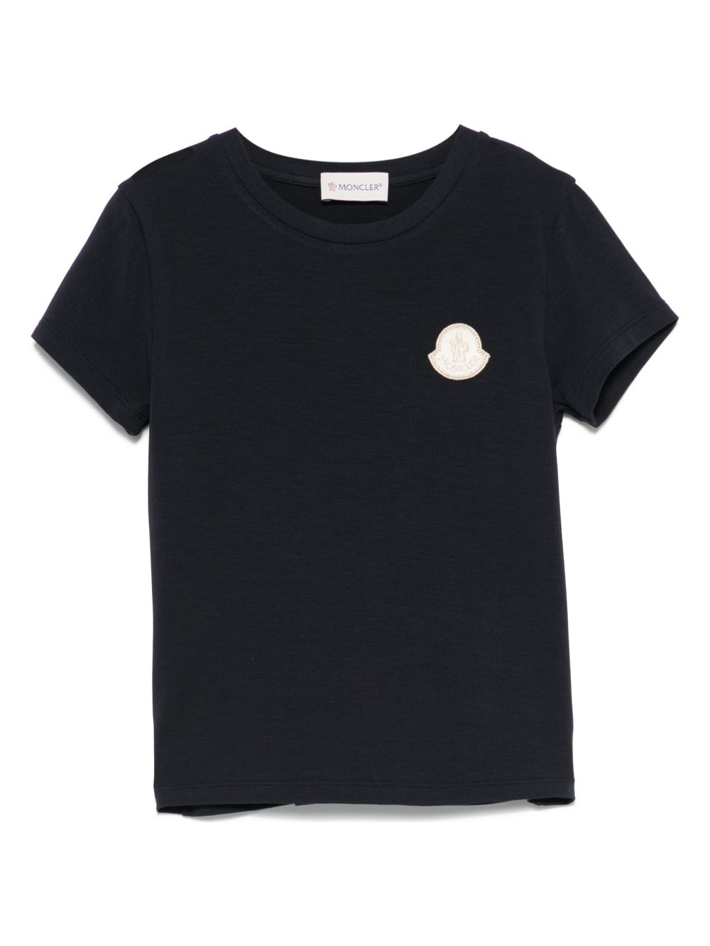 T-shirt blu navy per bambina 9548C0001189AWF 778 Moncler Kids 