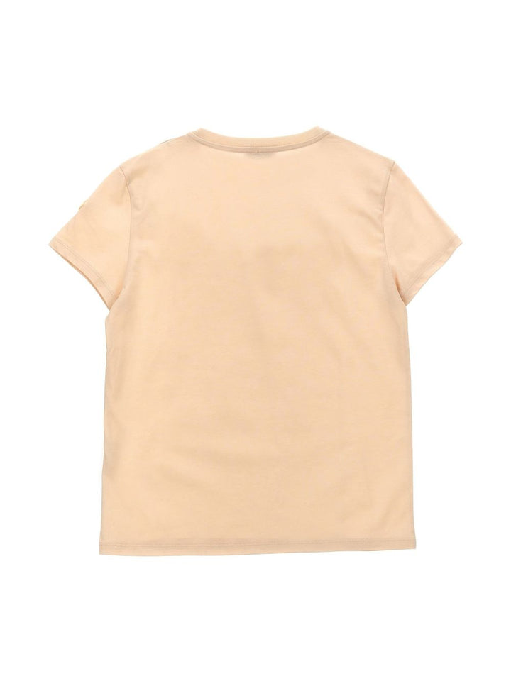 T-shirt rosa chiaro per bambina 9548C0001689AT9 51N Moncler Kids 