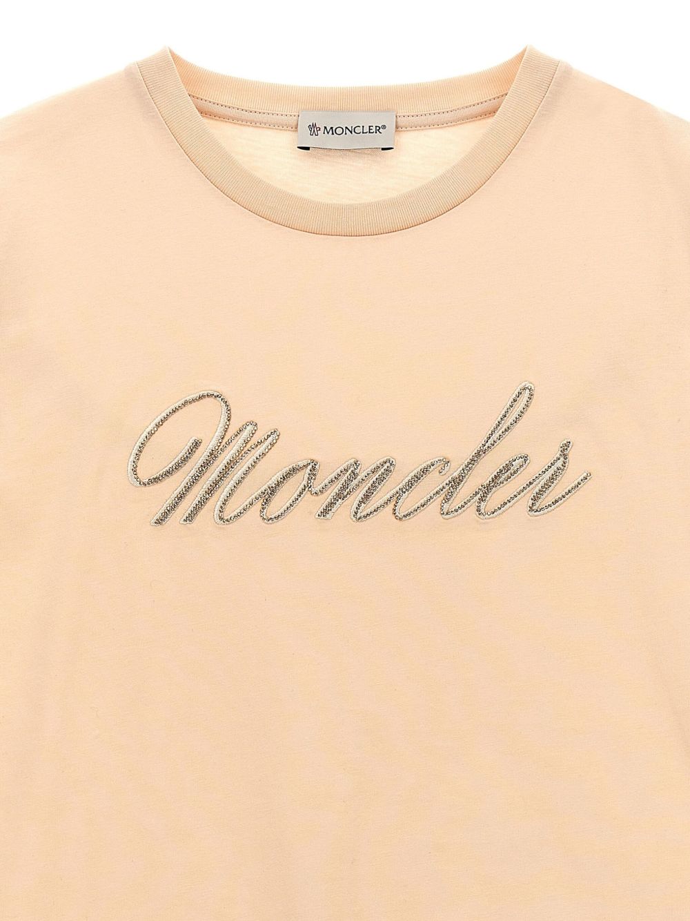 T-shirt rosa chiaro per bambina 9548C0001689AT9 51N Moncler Kids 