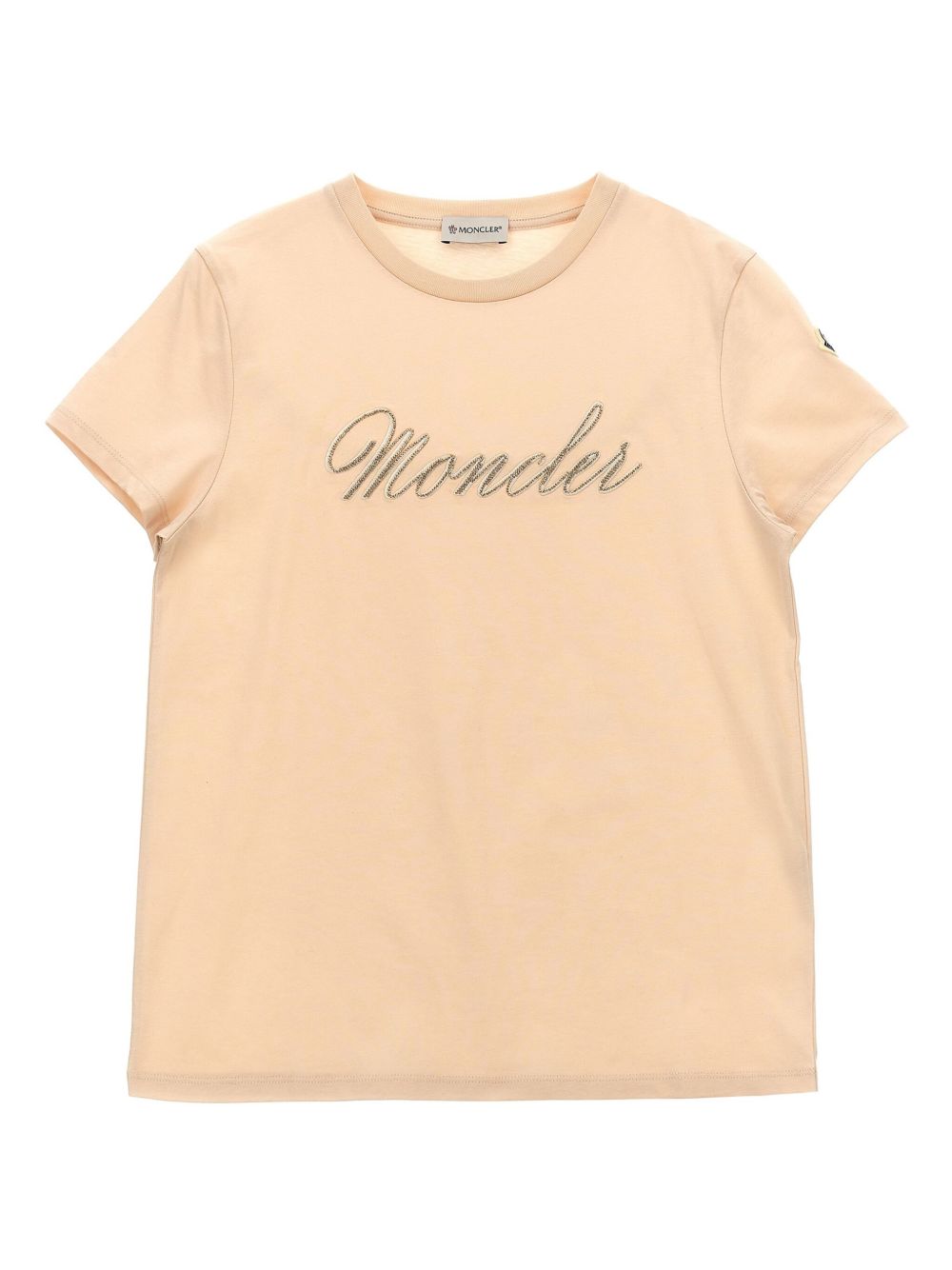 T-shirt rosa chiaro per bambina 9548C0001689AT9 51N Moncler Kids 