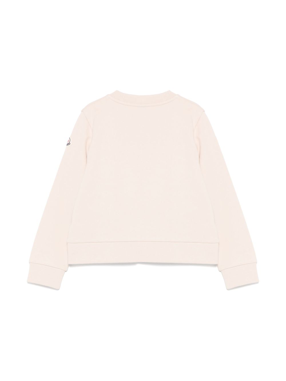 Felpa rosa polvere per bambina 9548G0000889AKM 51N Moncler Kids 