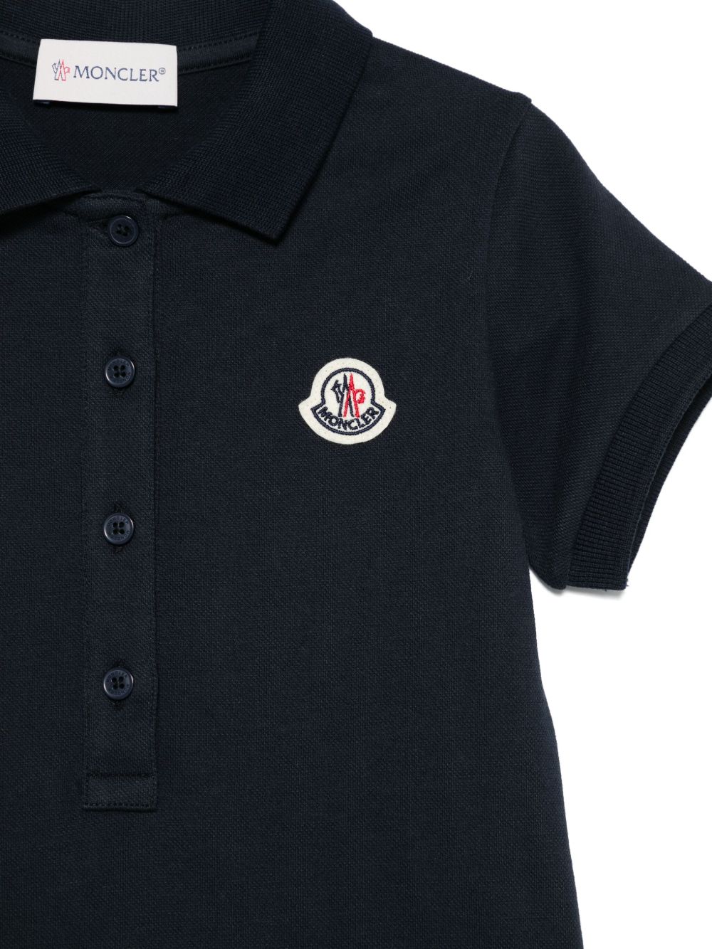 Abito blu navy per bambina 9548I0001489AL2 773 Moncler Kids 