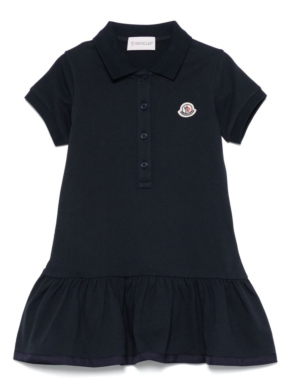 Abito blu navy per bambina 9548I0001489AL2 773 Moncler Kids 