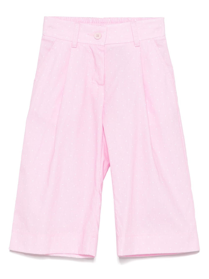 Pantalone rosa per bambina 11E4205668 0090 Monnalisa Kids 