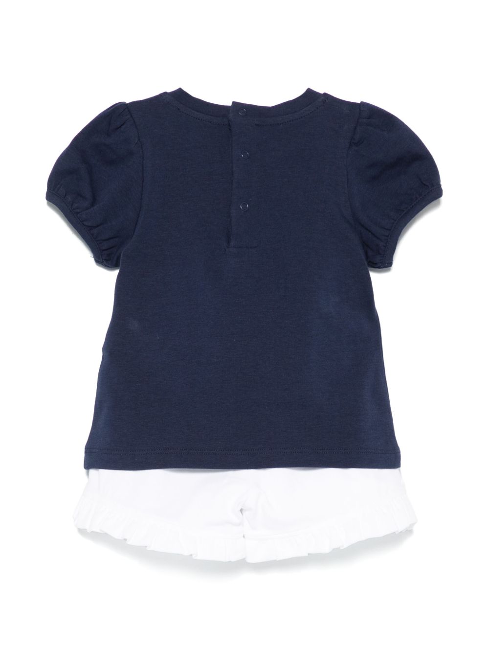 Completo sportivo blu navy/bianco per neonata MAG01OLBA00 85269 Moschino Kids 