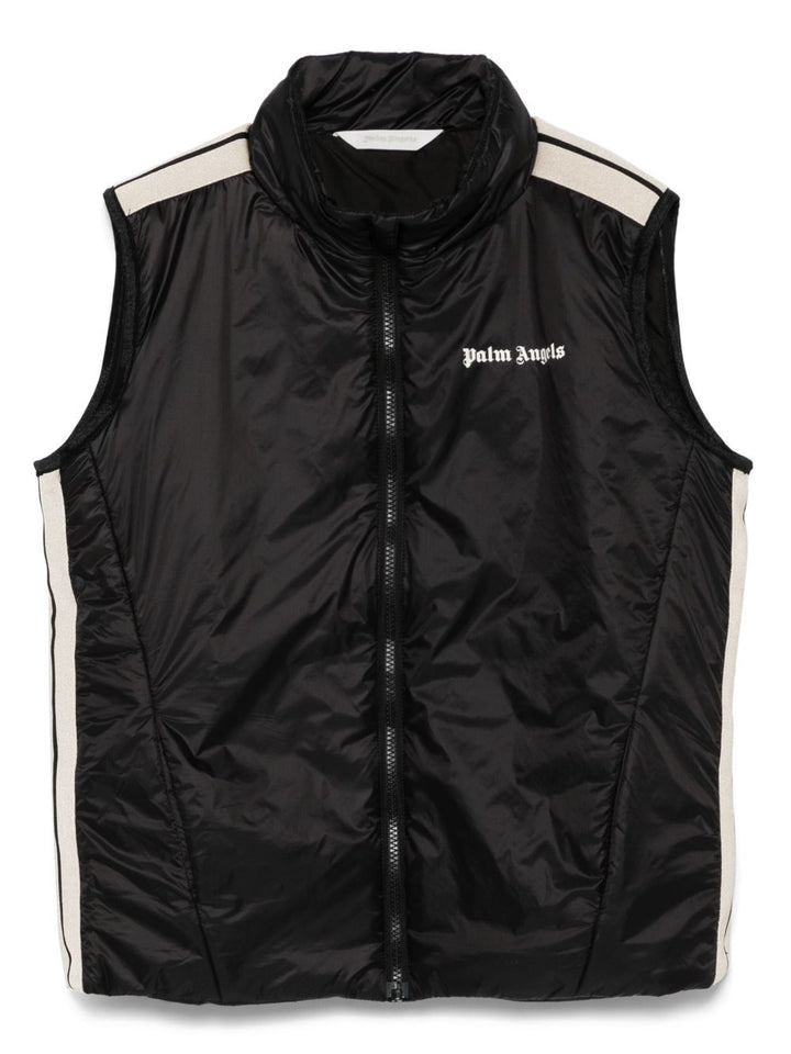 Gilet nero per bambino PBEX003C99FAB001 1003 Palm Angels Kids 