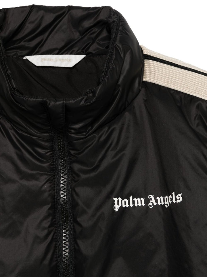 Gilet nero per bambino PBEX003C99FAB001 1003 Palm Angels Kids 