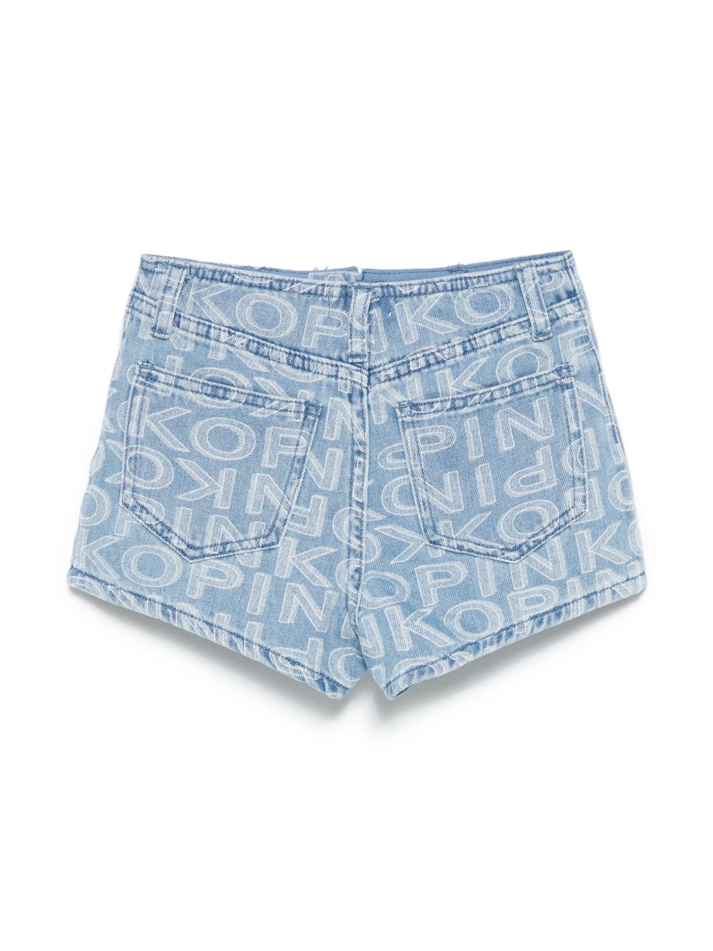 Bermuda denim blu indaco  per bambina KFBE002CDF015 D711 Pinko Kids 