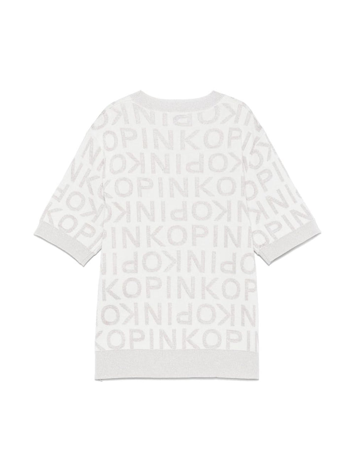 Maglia grigio chiaro per bambina KFMA006CTV073 B007 Pinko Kids 