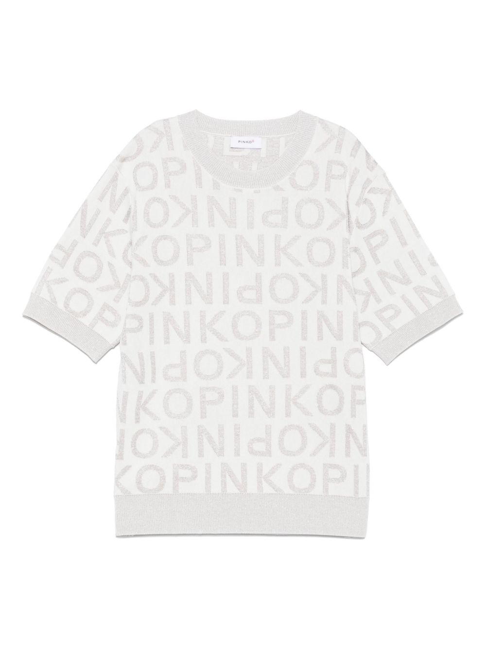 Maglia grigio chiaro per bambina KFMA006CTV073 B007 Pinko Kids 
