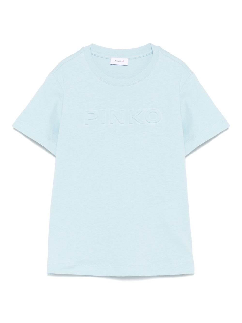 T-shirt celeste per bambina KFTS002CJF026 9023 Pinko Kids 