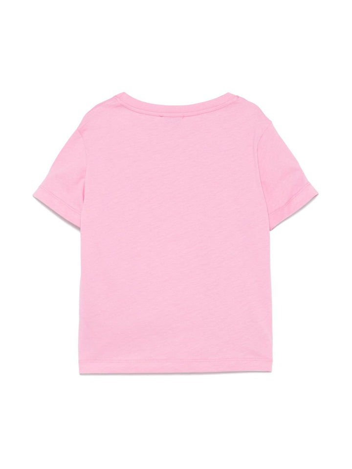T-shirt fucsia rosa per bambina KFTS002CJF026 C038 Pinko Kids 