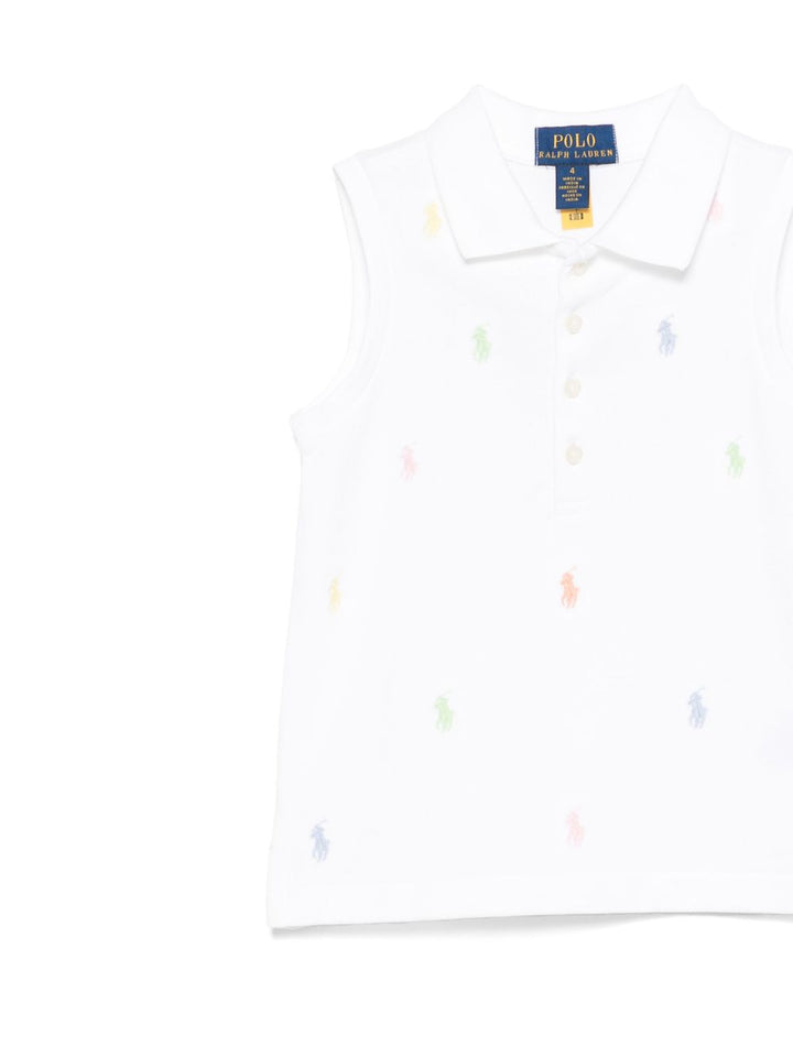 Polo bianco per bambina 312965143 001 Ralph Lauren Kids 