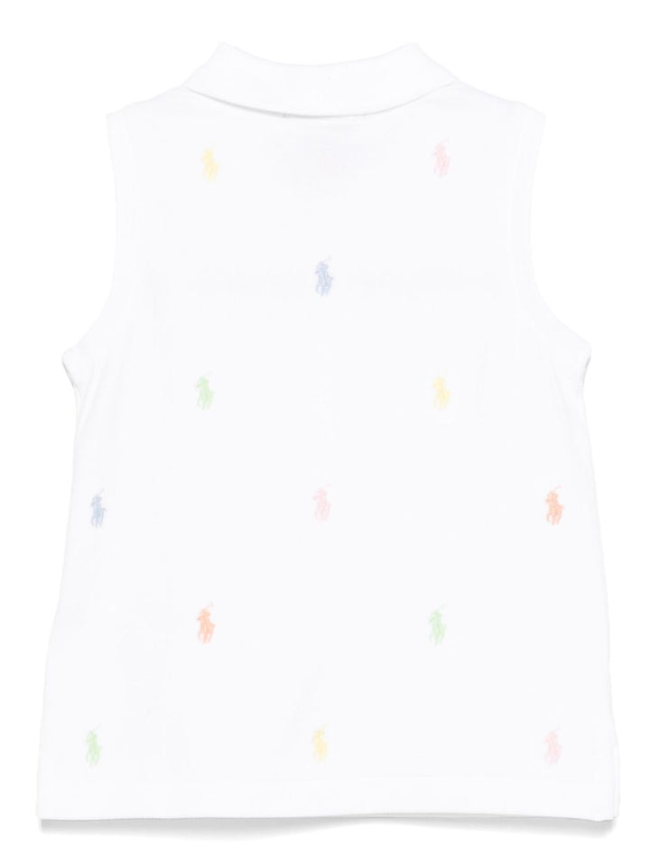 Polo bianco per bambina 312965143 001 Ralph Lauren Kids 