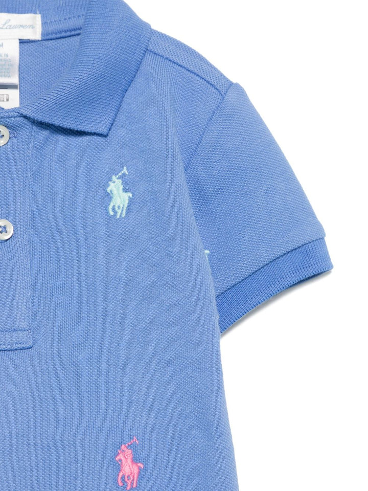Polo azzurra per neonato 320882605 006 Ralph Lauren Kids 