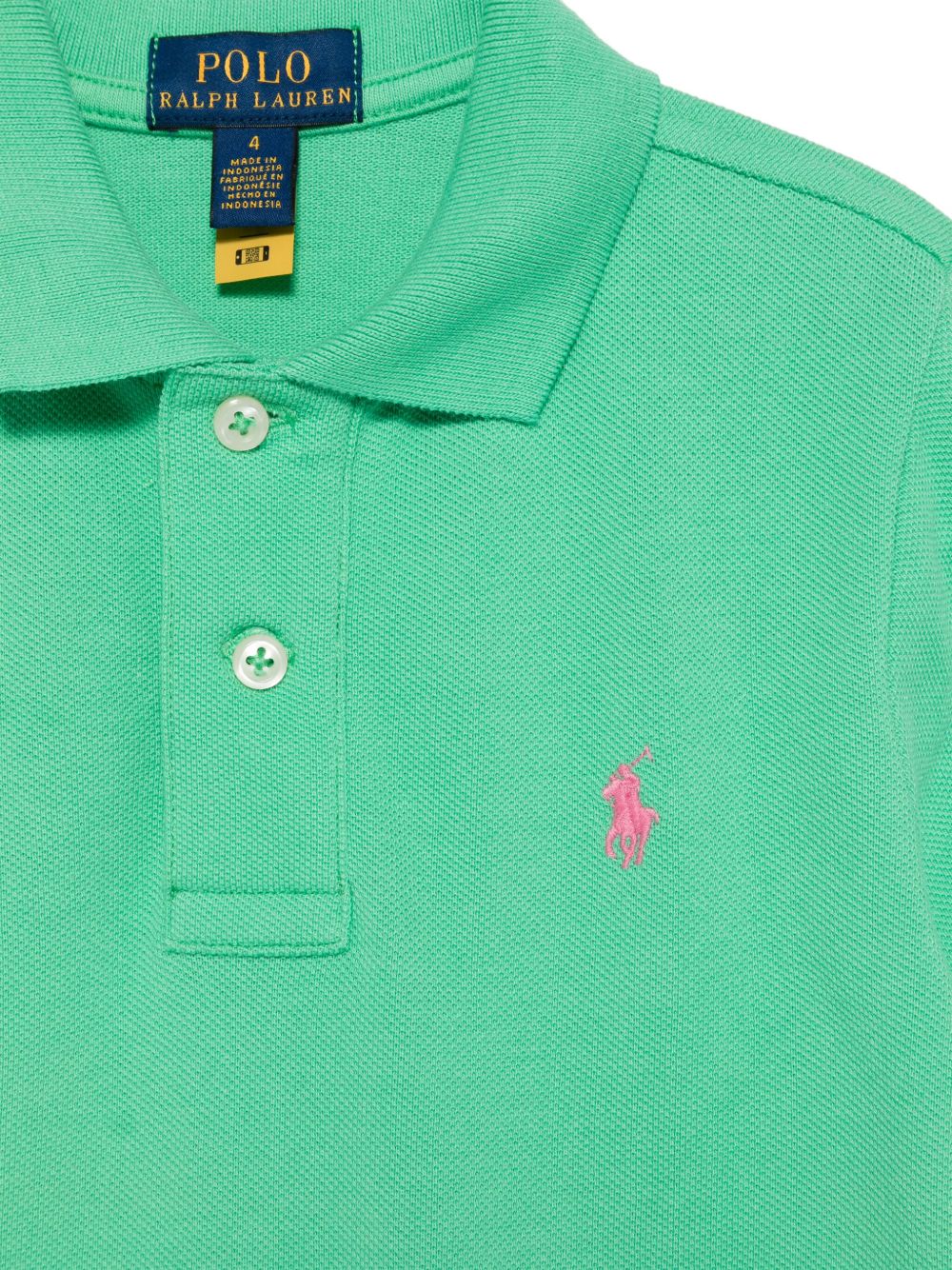 Polo verde brillante per bambino 322703632 192 Ralph Lauren Kids 