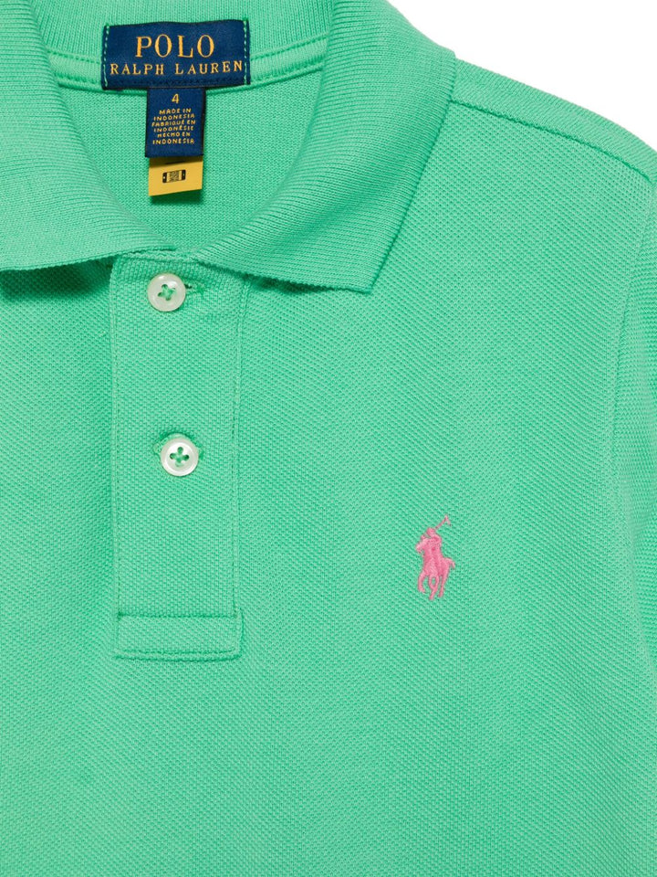 Polo verde brillante per bambino 322703632 192 Ralph Lauren Kids 