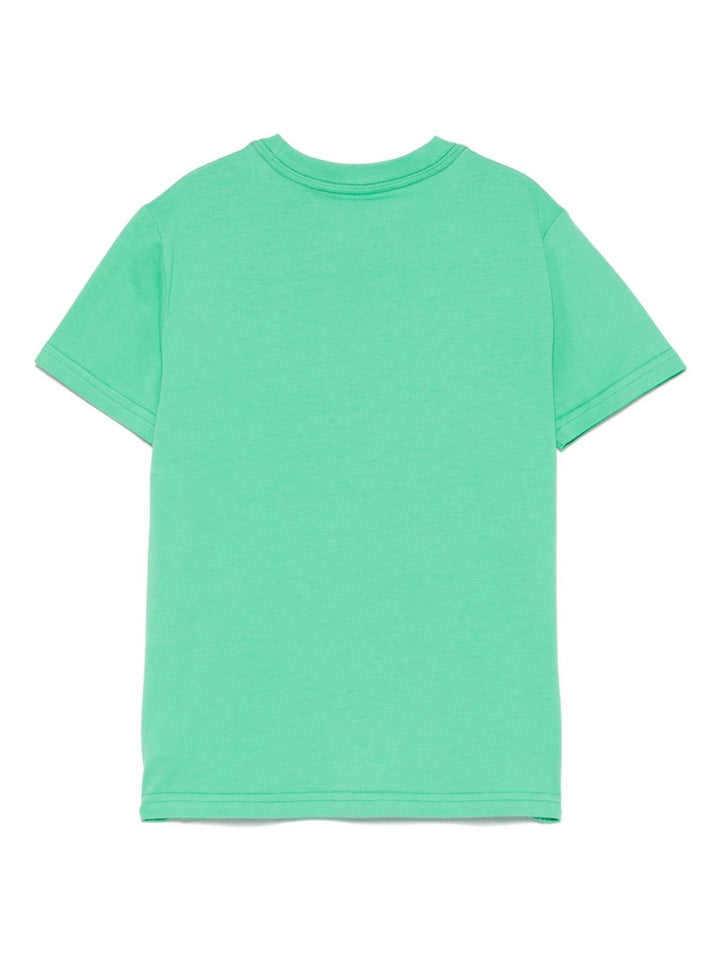 T-shirt verde scuro per bambino 322832904 174 Ralph Lauren Kids 