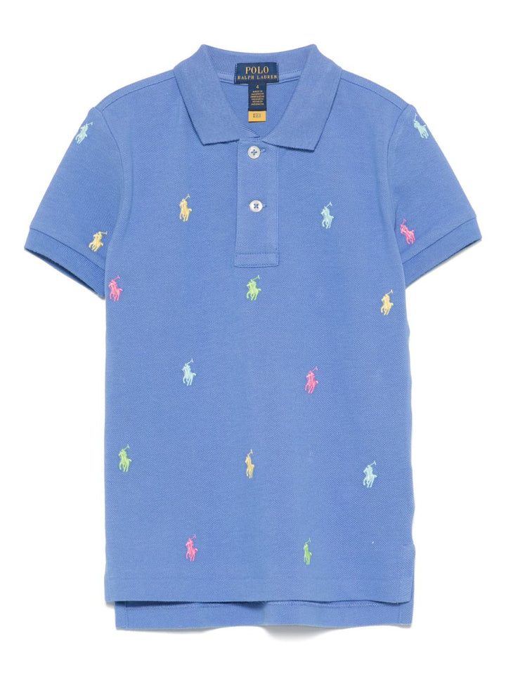 Polo blu per bambino 322882605 008 Ralph Lauren Kids 