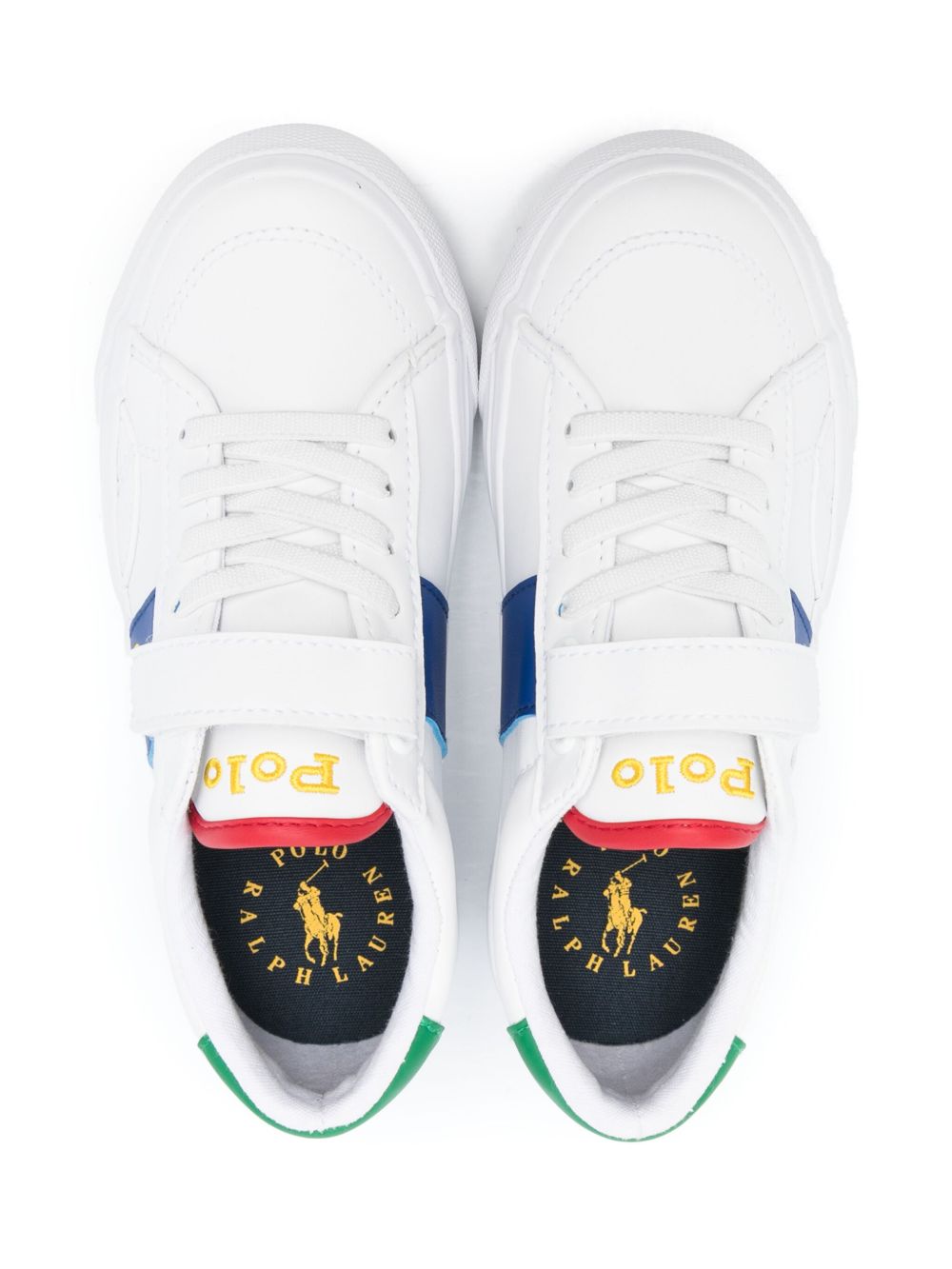 Sneakers bianco per bambino RL02450102 RYL Ralph Lauren Kids 