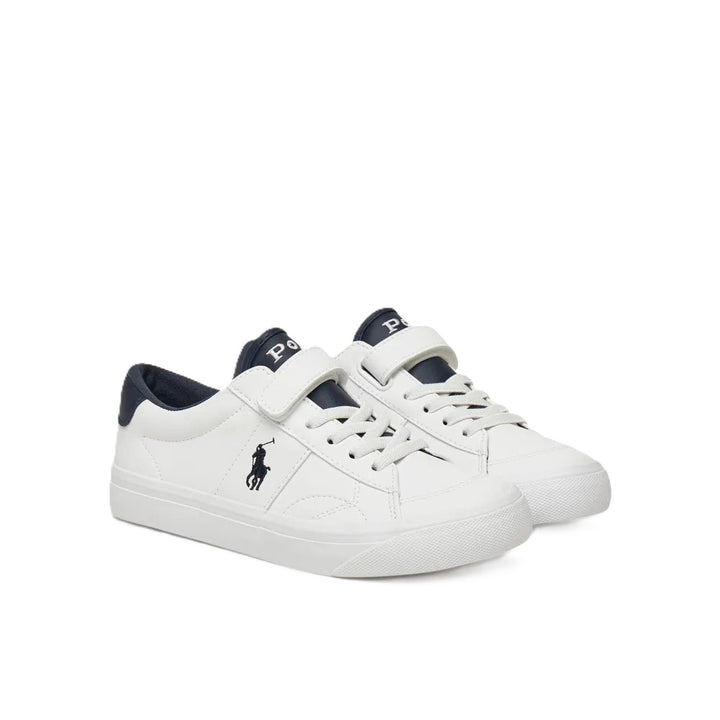 Sneakers bianche/blu per bambino RL02450103 RYL Ralph Lauren Kids 
