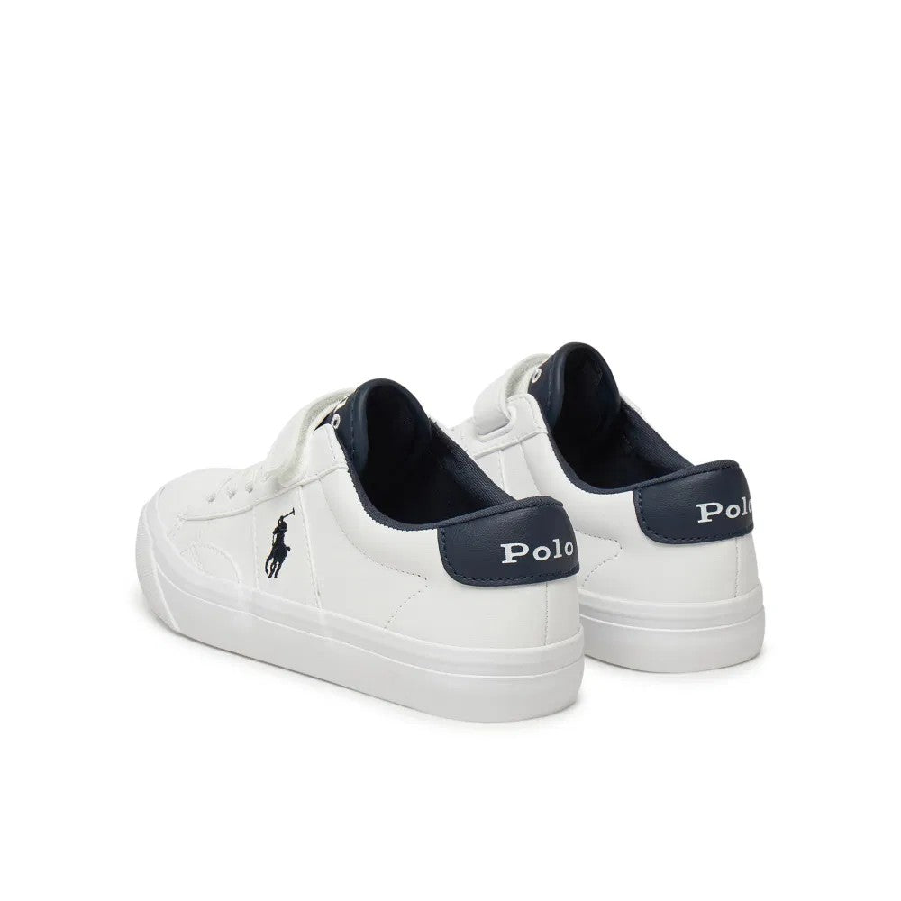 Sneakers bianche/blu per bambino RL02450103 RYL Ralph Lauren Kids 
