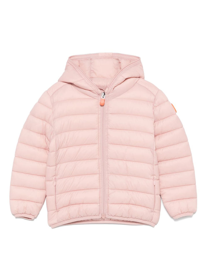 Giubbotto rosa chiaro per bambina J32310GGIGA20 80007 Save The Duck Kids 