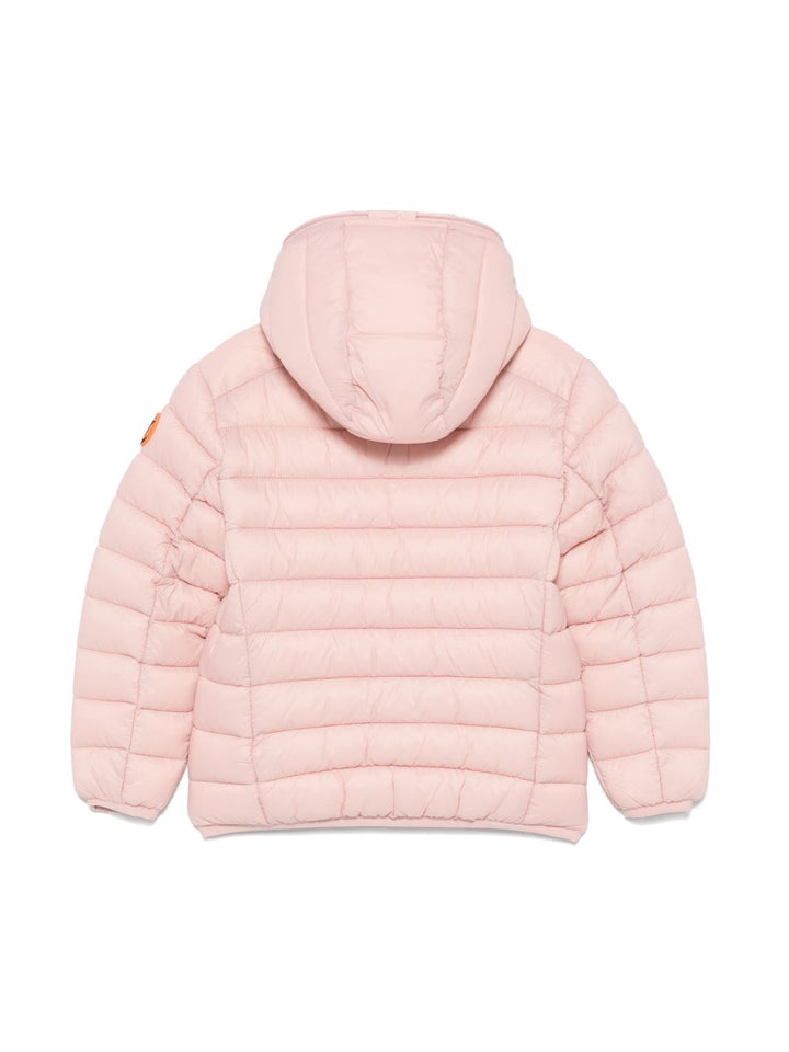 Giubbotto rosa chiaro per bambina J32310GGIGA20 80007 Save The Duck Kids 