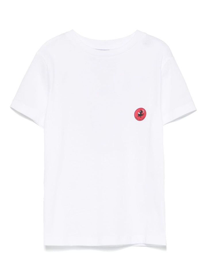 T-shirt bianca per bambino JT1732XBESY20 00000 Save The Duck Kids 