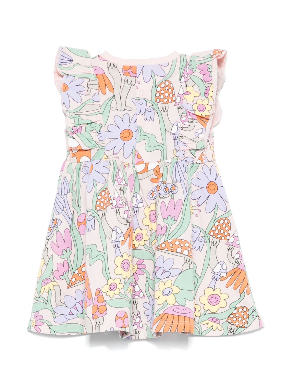 Abito rosa chiaro/multicolore per neonata TW1022Z2723 50HMC Stella McCartney Kids 