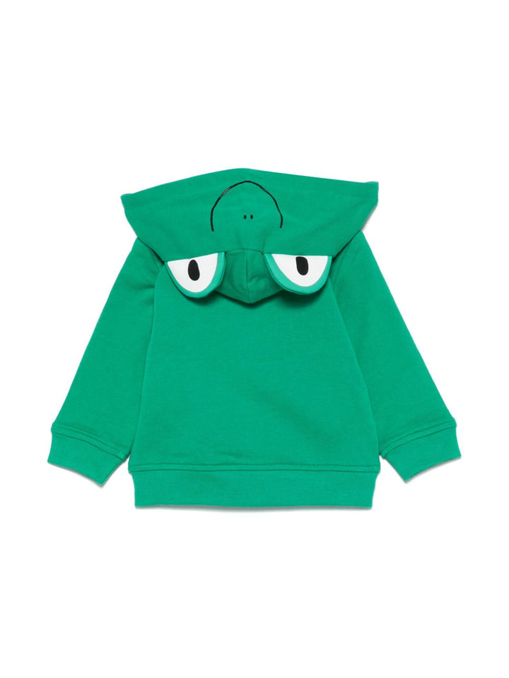 Felpa verde per neonato TW4540Z0499 752 Stella McCartney Kids 