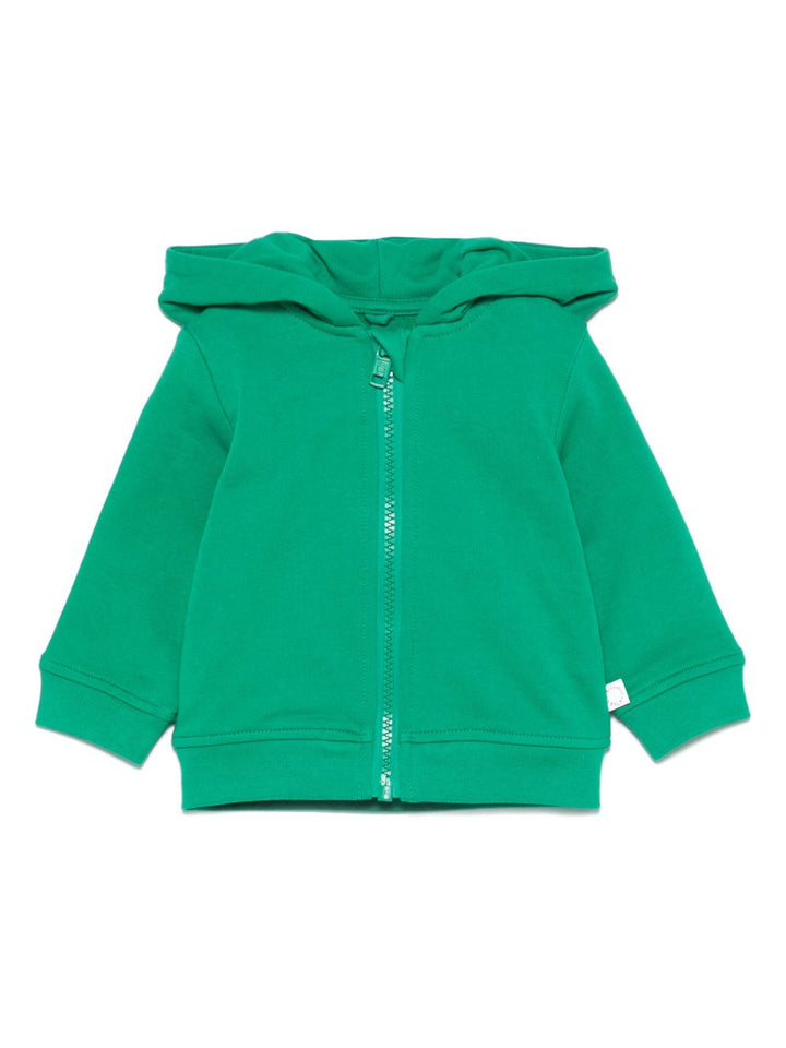 Felpa verde per neonato TW4540Z0499 752 Stella McCartney Kids 