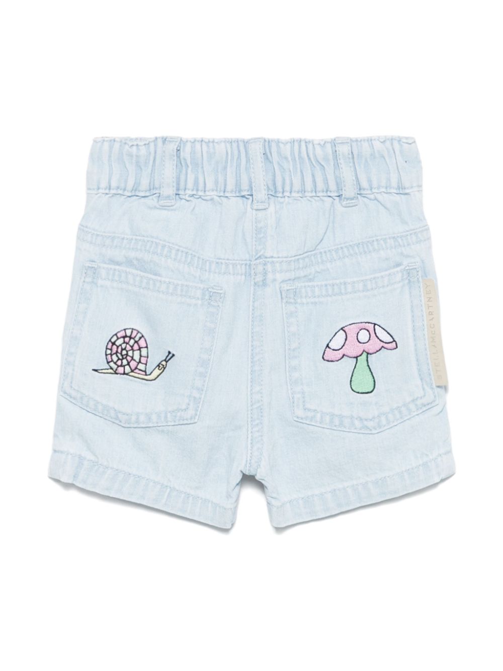Bermuda azzurra per neonato TW6009Z0522 600 Stella McCartney Kids 