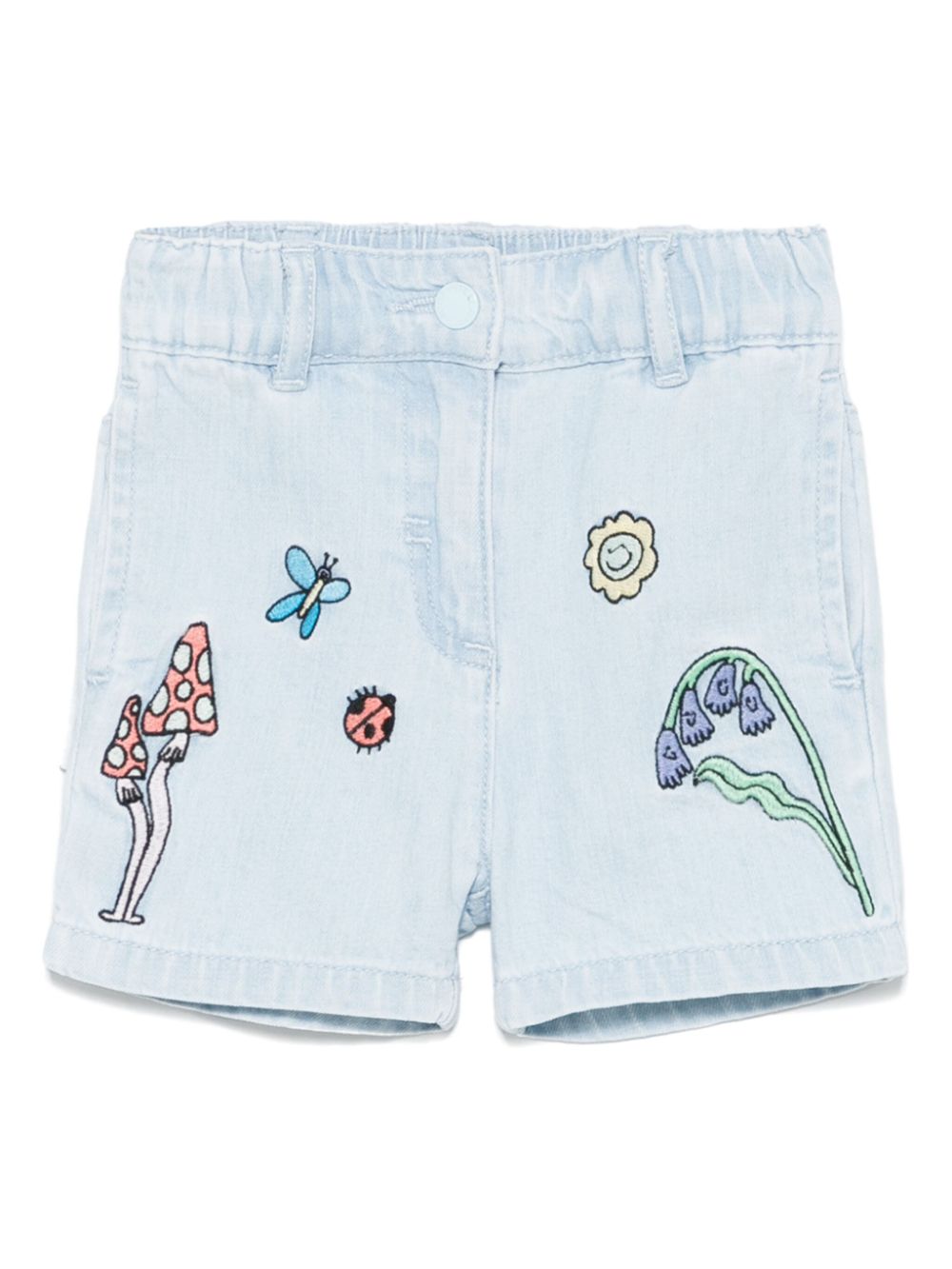 Bermuda azzurra per neonato TW6009Z0522 600 Stella McCartney Kids 