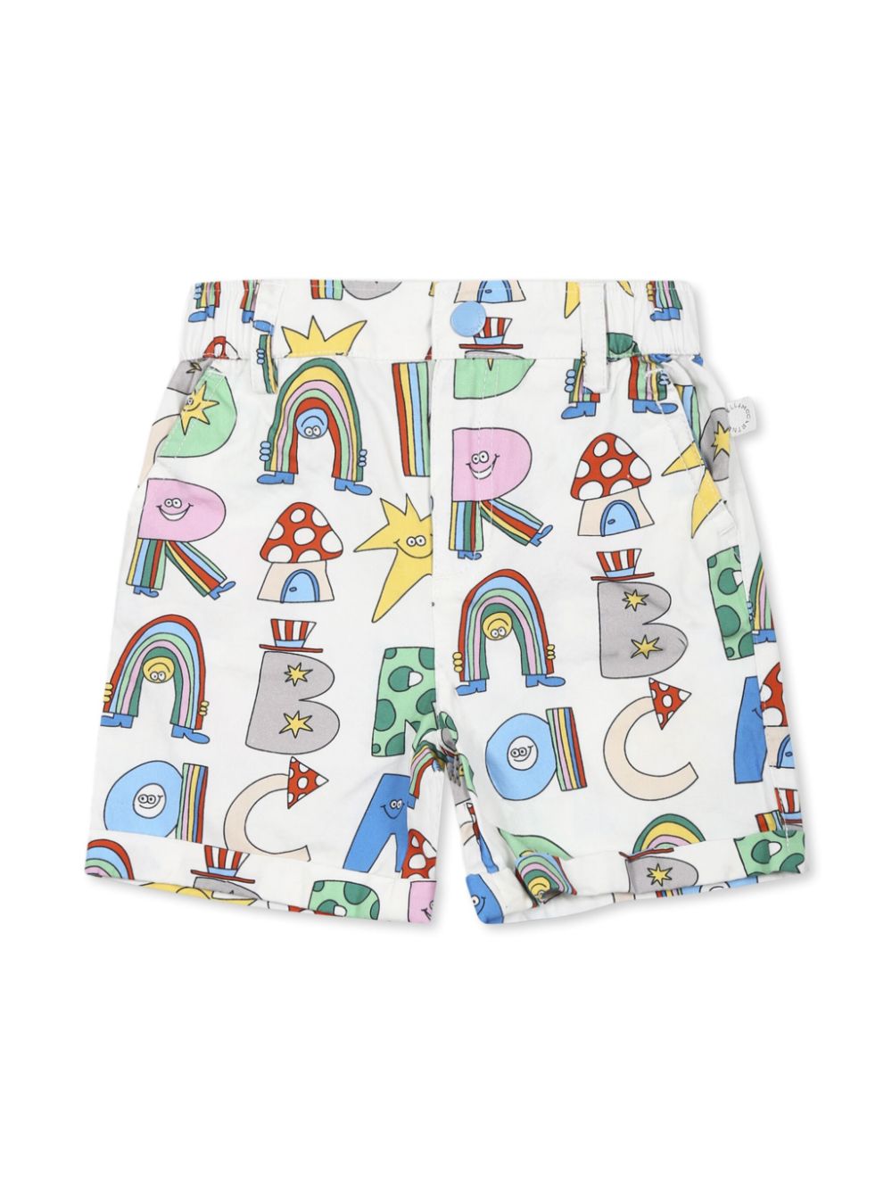Bermuda bianca per neonato TW6509Z2781 101MC Stella McCartney Kids 