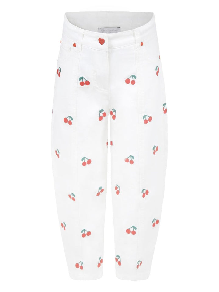 Pantalone bianco per bambina TW6B80Z2573 101EM Stella McCartney Kids 