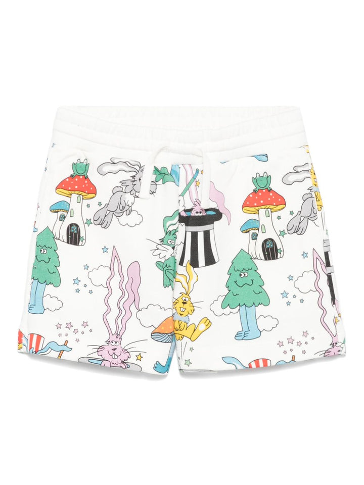 Bermuda bianca per bambino TW6P19Z2649 101MC Stella McCartney Kids 