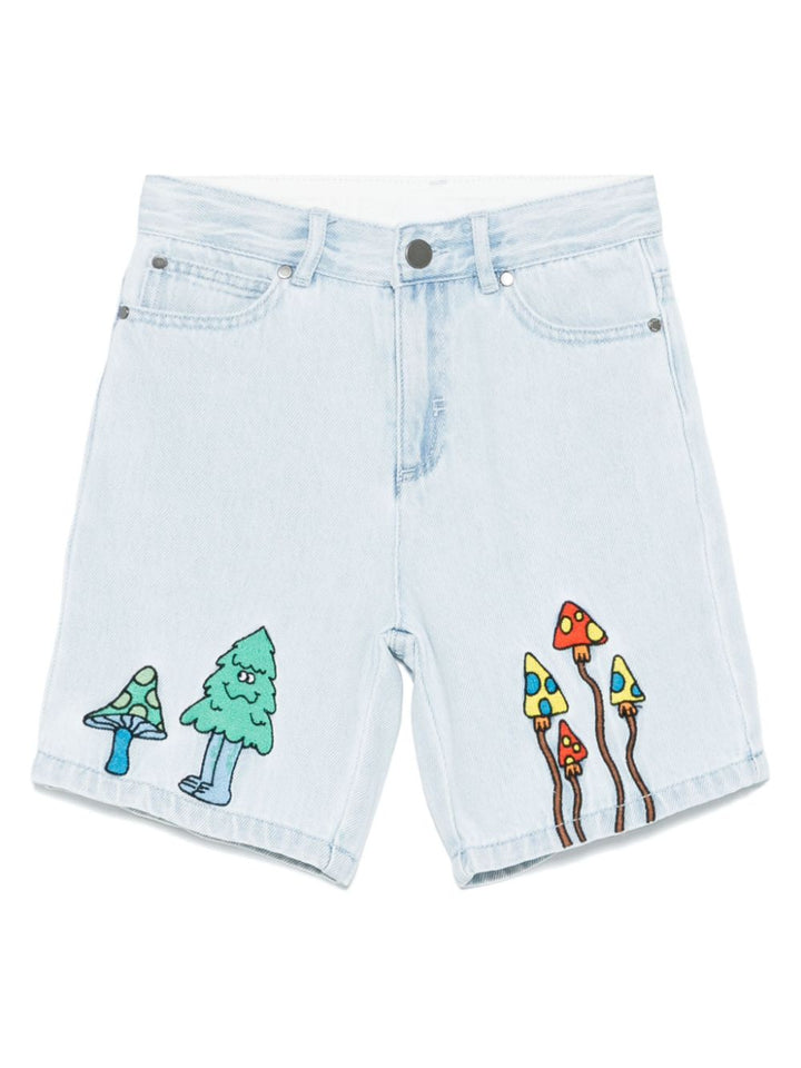 Bermuda jeans azzurra per bambino TW6P29Z0746 601 Stella McCartney Kids 