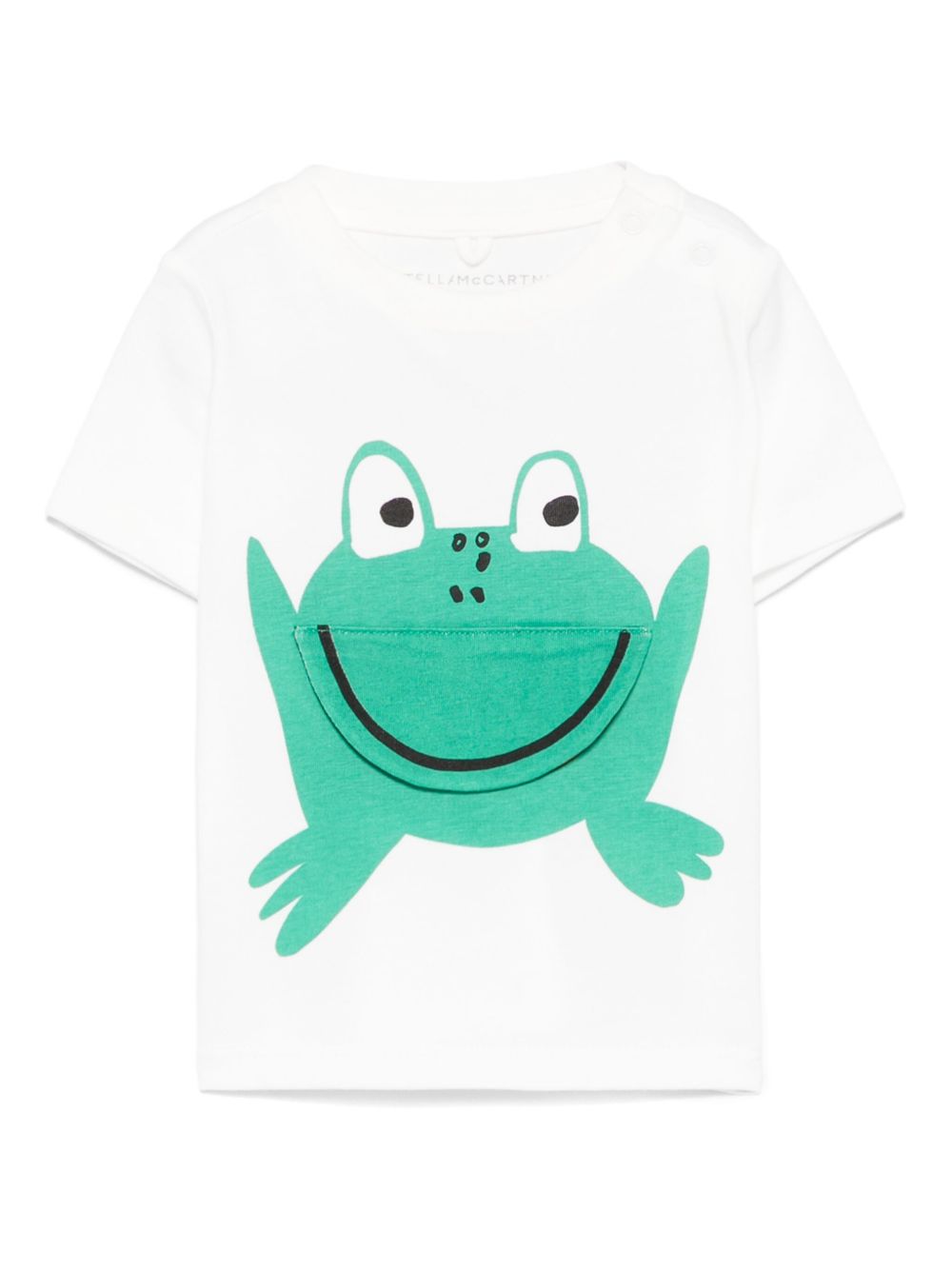 T-shirt bianco per neonato TW8541Z0434 101 Stella McCartney Kids 