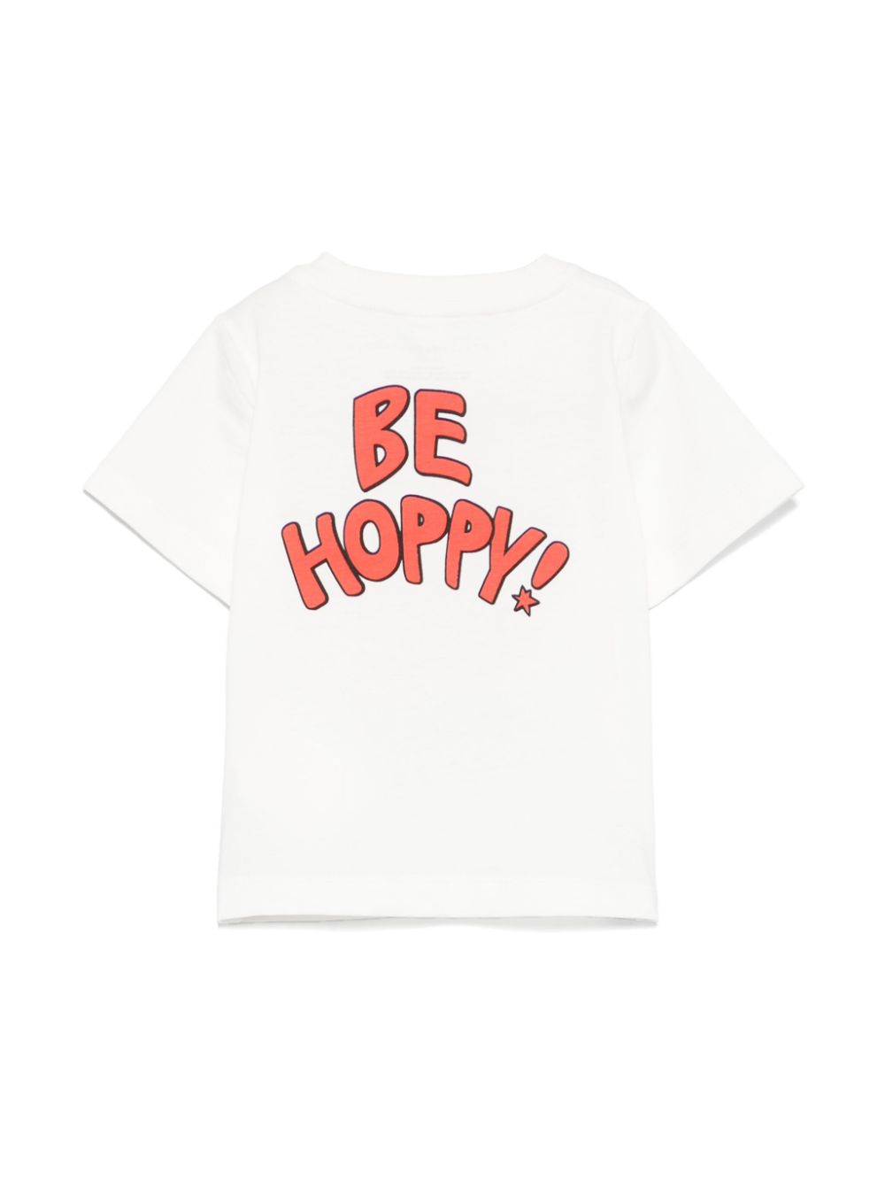 T-shirt bianca con stampa per neonato TW8641Z0434 101 Stella McCartney Kids 
