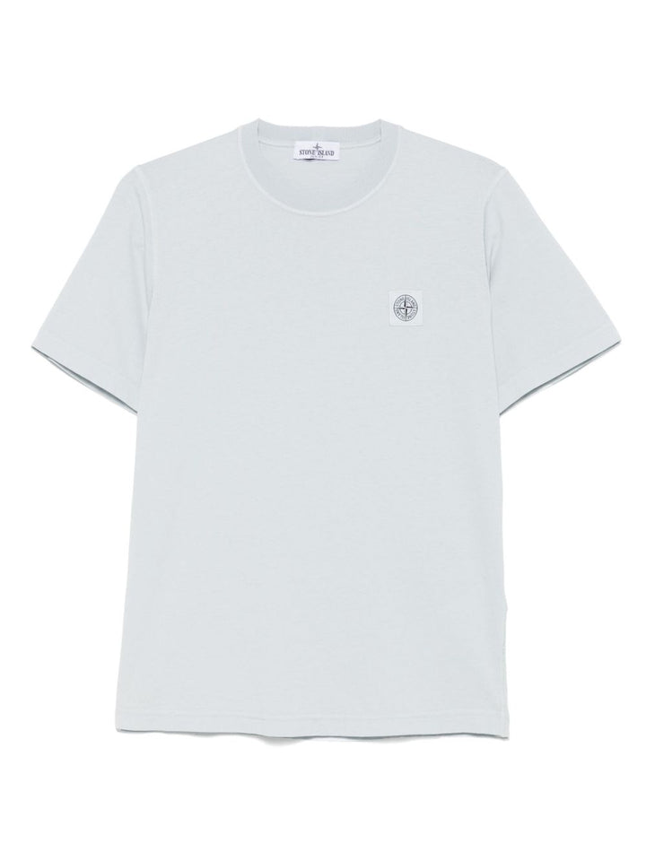 T-shirt blu ghiaccio per bambino 62100006S0050 V0041 Stone Island Kids 