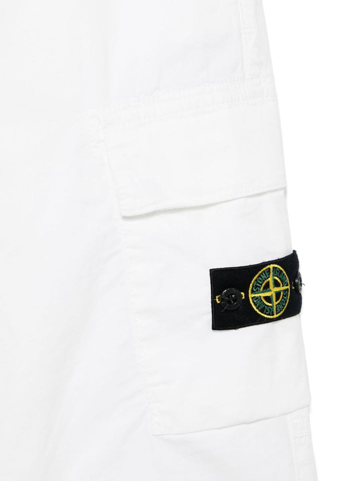 Pantalone bianco per bambino 63100006S0009 V0001 Stone Island Kids 