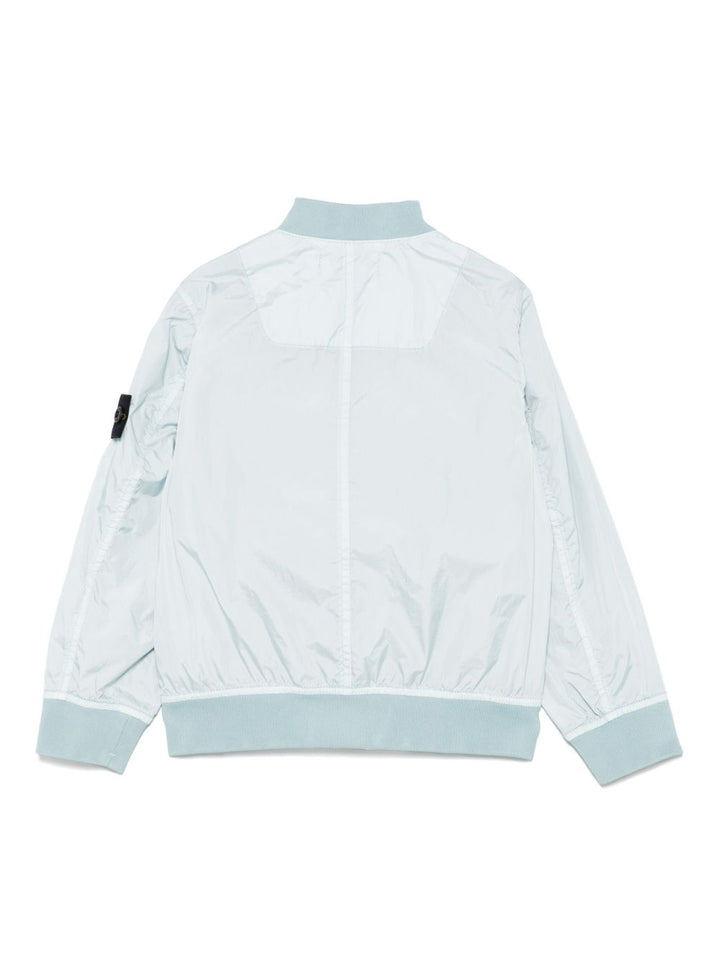 Giubbotto azzurro per bambino 64100003S0033 V0041 Stone Island Kids 